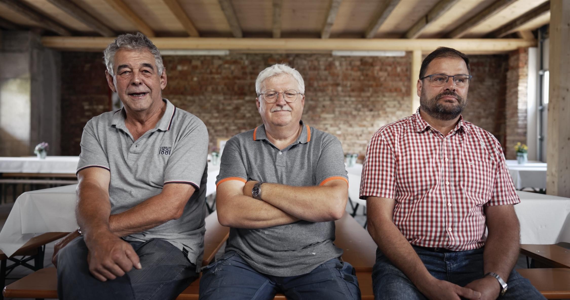 Thomas Neufeld, Konrad Moll und Norbert Bergmeier (v.l.)