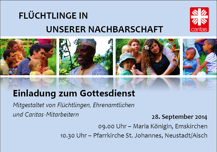 Gottesdienst mit Flüchtlingen