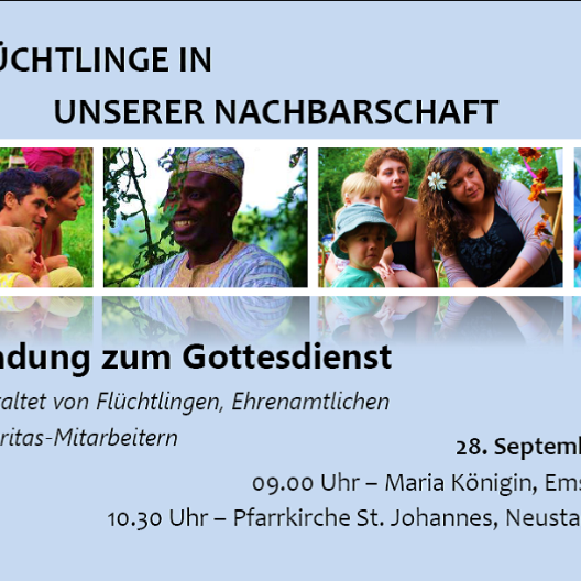 Gottesdienst mit Flüchtlingen