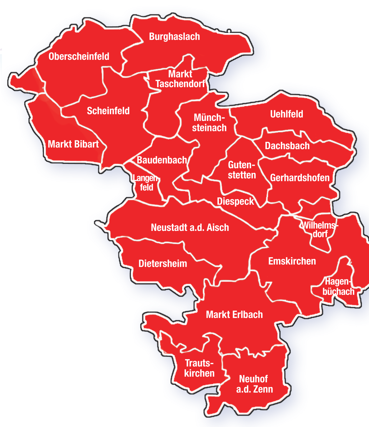 Zuständigkeiten der Caritas im Landkreis