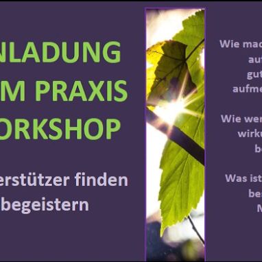 Plakat für Seminar